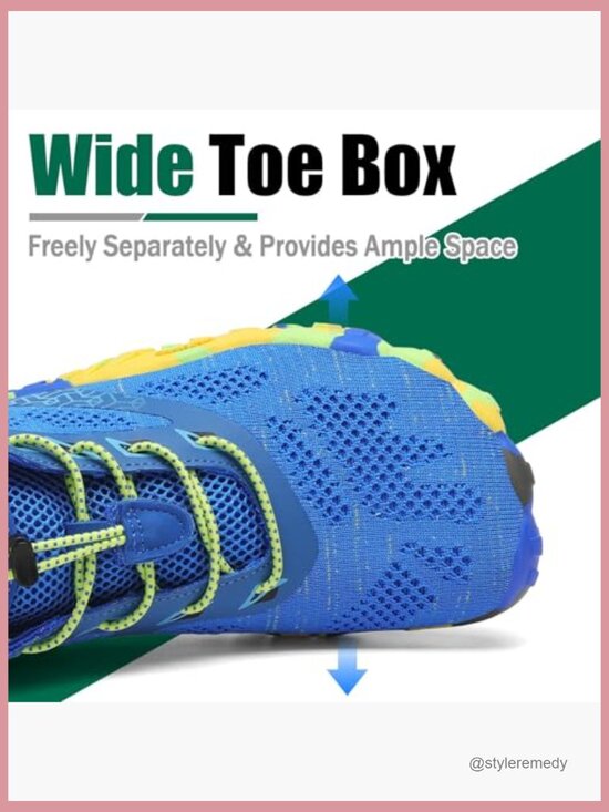 Wide Toe Box Minimalist Sneakers Zero Drop Trail Running Shoe